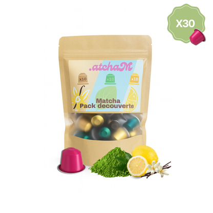 Pack Mix Gourmand – 30 Capsules (Vanille, Citron, Cérémonie Nature)