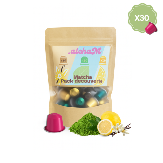 Pack Mix Gourmand – 30 Capsules (Vanille, Citron, Cérémonie Nature)