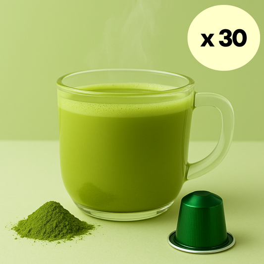 Matcha Cérémonie Premium – 30 Capsules pour Nespresso®
