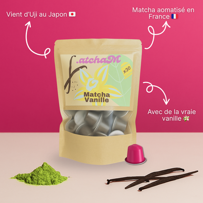 Matcha Vanille – 30 Capsules Nespresso®
