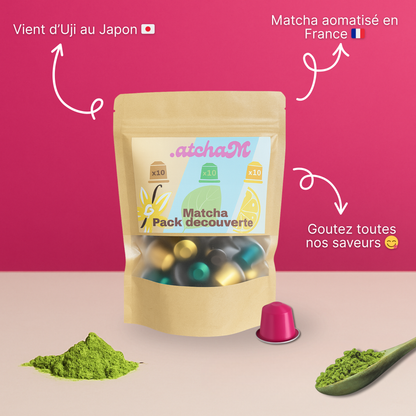 Pack Mix Gourmand – 30 Capsules (Vanille, Citron, Cérémonie Nature)