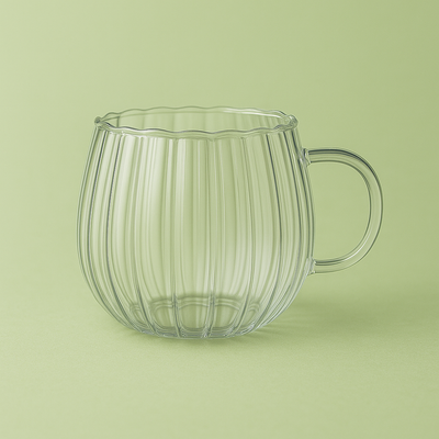 Tasse à rayures verticales