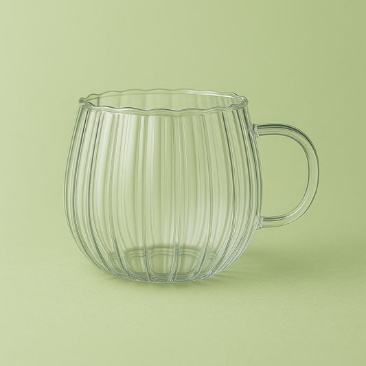 Tasse à rayures verticales